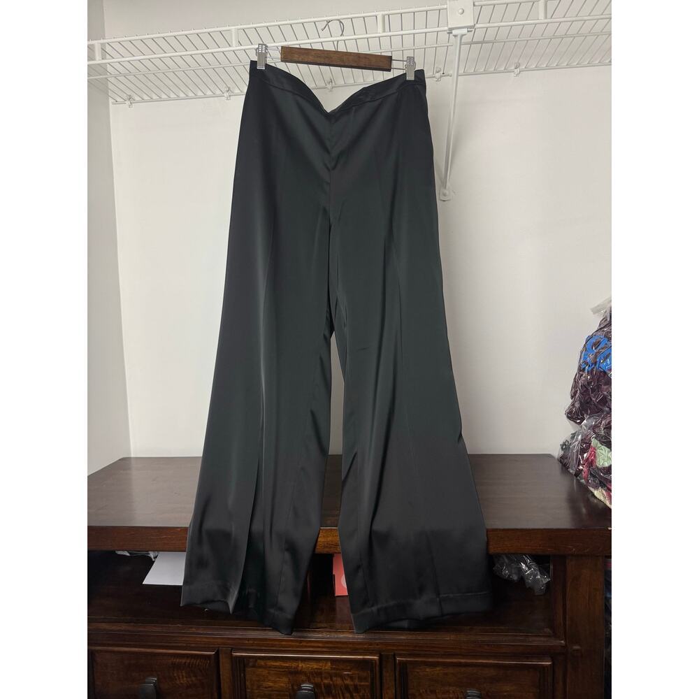 Anne Klein Plus Size Mid-Rise Pull-On Wide-Leg Pants 0X